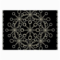 Ornate Chained Atrwork Large Glasses Cloth (2-side) by dflcprints