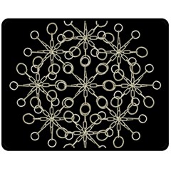 Ornate Chained Atrwork Fleece Blanket (medium)  by dflcprints