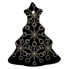 Ornate Chained Atrwork Christmas Tree Ornament (two Sides) by dflcprints