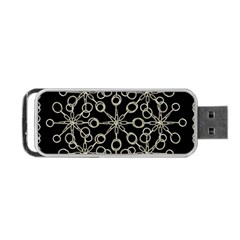 Ornate Chained Atrwork Portable Usb Flash (two Sides) by dflcprints