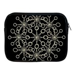 Ornate Chained Atrwork Apple iPad 2/3/4 Zipper Cases Front