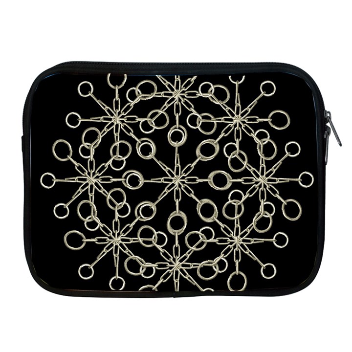 Ornate Chained Atrwork Apple iPad 2/3/4 Zipper Cases