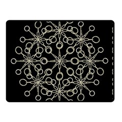 Ornate Chained Atrwork Double Sided Fleece Blanket (small)  by dflcprints