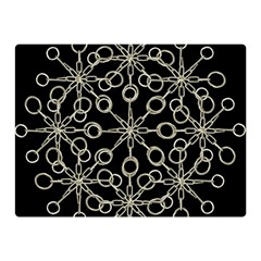 Ornate Chained Atrwork Double Sided Flano Blanket (mini)  by dflcprints