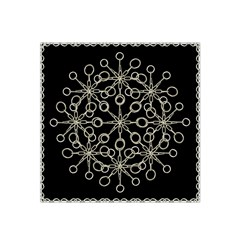 Ornate Chained Atrwork Satin Bandana Scarf