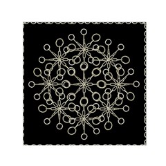 Ornate Chained Atrwork Small Satin Scarf (square) by dflcprints