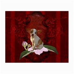 Sweet Little Chihuahua Small Glasses Cloth