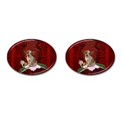 Sweet Little Chihuahua Cufflinks (oval) by FantasyWorld7