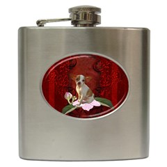 Sweet Little Chihuahua Hip Flask (6 Oz) by FantasyWorld7