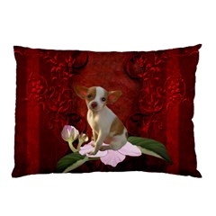 Sweet Little Chihuahua Pillow Case by FantasyWorld7