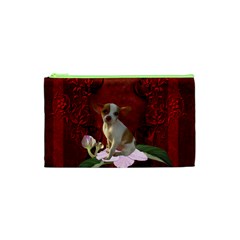 Sweet Little Chihuahua Cosmetic Bag (xs) by FantasyWorld7