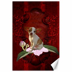 Sweet Little Chihuahua Canvas 20  X 30   by FantasyWorld7