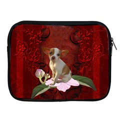 Sweet Little Chihuahua Apple Ipad 2/3/4 Zipper Cases by FantasyWorld7