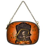 Halloween, Funny Mummy With Pumpkins Chain Purses (Two Sides)  Front