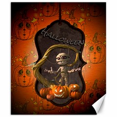 Halloween, Funny Mummy With Pumpkins Canvas 20  X 24   by FantasyWorld7