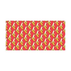 Bright Pink And Yellow Peeled Banana Patterns Yoga Headband by NorthernWhimsy