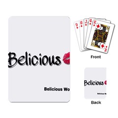 Belicious Logo Playing Card