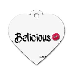 Belicious Logo Dog Tag Heart (one Side) by beliciousworld