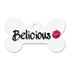 Belicious Logo Dog Tag Bone (One Side)