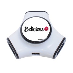 Belicious Logo 3-port Usb Hub by beliciousworld