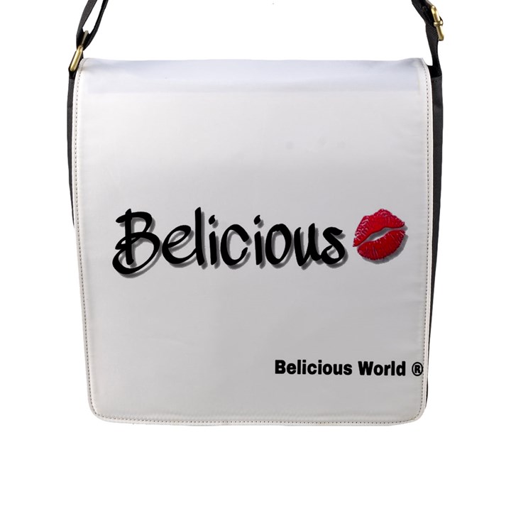 Belicious Logo Flap Messenger Bag (L) 