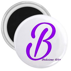 Belicious World  b  Purple 3  Magnets by beliciousworld