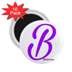 Belicious World  b  Purple 2 25  Magnets (10 Pack) 