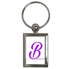 Belicious World  b  Purple Key Chains (rectangle) 