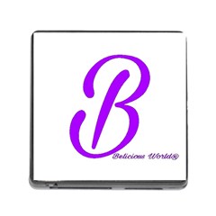 Belicious World  B  purple Memory Card Reader (Square)