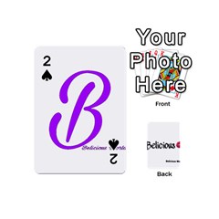 Belicious World  b  Purple Playing Cards 54 (mini) 