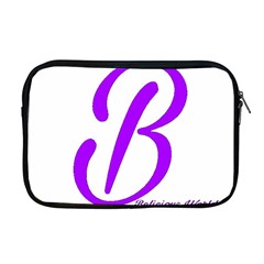 Belicious World  b  Purple Apple Macbook Pro 17  Zipper Case by beliciousworld