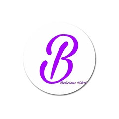 Belicious World  b  Blue Magnet 3  (round) by beliciousworld