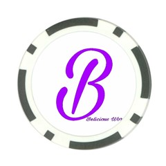 Belicious World  b  Blue Poker Chip Card Guard by beliciousworld