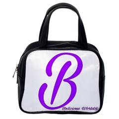 Belicious World  b  Blue Classic Handbags (one Side) by beliciousworld