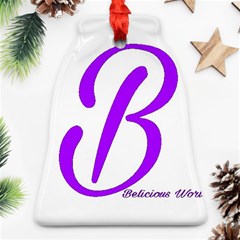 Belicious World  b  Blue Ornament (bell) by beliciousworld