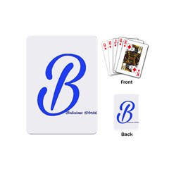 Belicious World  B  coral Playing Cards (Mini) 