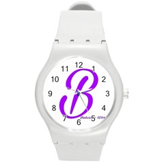 Belicious World  b  Coral Round Plastic Sport Watch (m) by beliciousworld