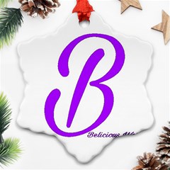 Belicious World  b  Coral Ornament (snowflake) by beliciousworld