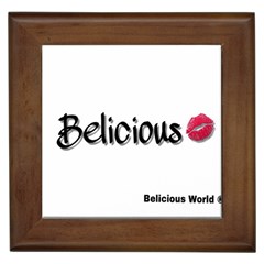 Belicious World Logo Framed Tiles