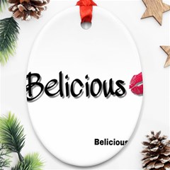 Belicious World Logo Ornament (oval)