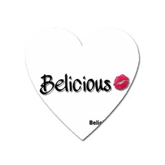 Belicious World Logo Heart Magnet