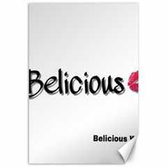 Belicious World Logo Canvas 12  X 18   by beliciousworld