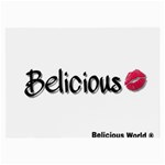 Belicious World Logo Large Glasses Cloth (2-Side) Front