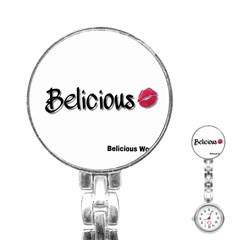 Belicious World Logo Stainless Steel Nurses Watch