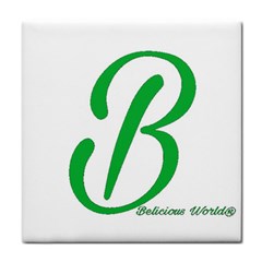 Belicious World  b  In Green Tile Coasters