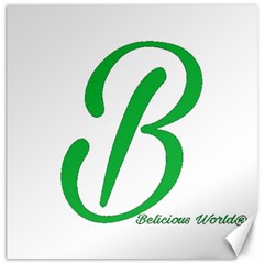 Belicious World  b  In Green Canvas 16  X 16   by beliciousworld