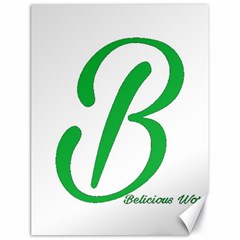 Belicious World  b  In Green Canvas 18  X 24   by beliciousworld