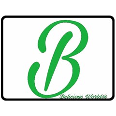 Belicious World  b  In Green Fleece Blanket (large)  by beliciousworld