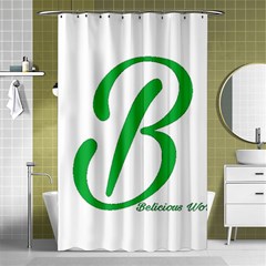 Belicious World  b  In Green Shower Curtain 48  X 72  (small)  by beliciousworld