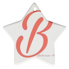 Belicious World  b  In Coral Ornament (star)